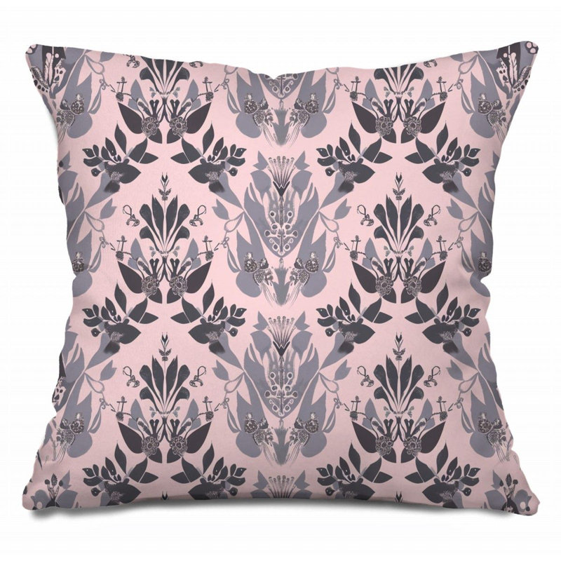 Coussin Damask, H 18 po x l 18 po