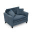 Fauteuil rembourré 46,5 po en velours côtelé-1761710496