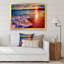 Placid Shore And Whimsical Clouds I - photographie sur toile-67442456-67442461