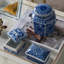 Ensemble de 3 boîtes décoratives en porcelaine bleue et blanche, boîtes de rangement chinoises pour bijoux, bibelots et souvenirs
