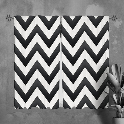Paire de rideaux obscurcissant en polyester Nahema