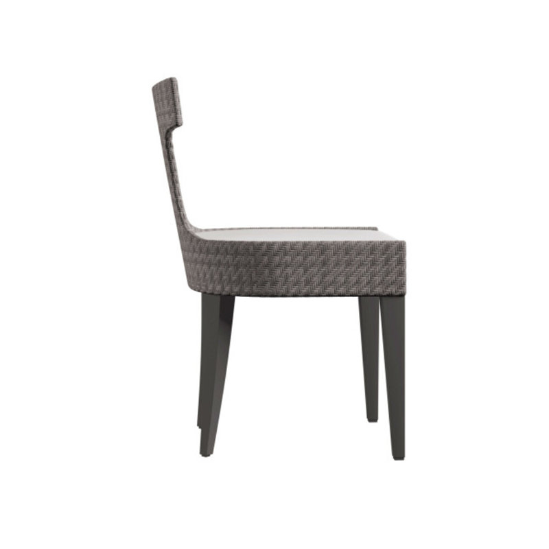 Sarasota Outdoor Dining Side Chair, Light Grey Linen 6032-010