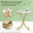 Versatile Design Sofa Side Table,Chic Round End Table,Narrow Coffee Table