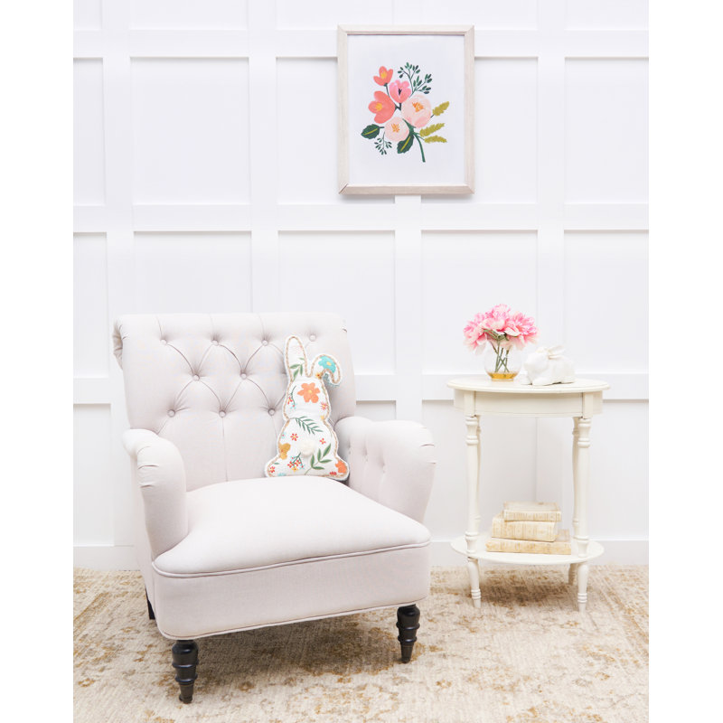 Blossom Bunny Shaped Throw Pillow