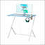 Bureau de jeu Techni Mobile pour enfants avec surface brillante stratifiée et structure en Y durable, idéal pour les espaces compacts
