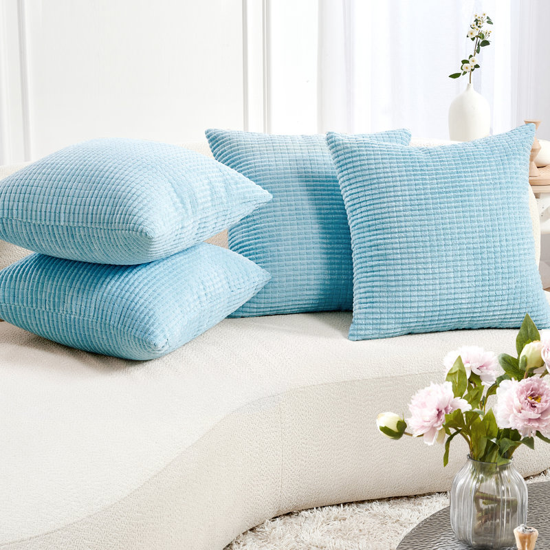 Pillow Cover, Square 16", Baby Blue, Single