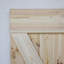 Gaskins Solid Pine Sliding Door Unfinished