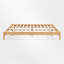Base de lit plateforme en bambou - Support de lattes robuste, aucun sommier nécessaire-392450969-392450965