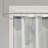Elegant Tufted Semi-Sheer Shower Curtain