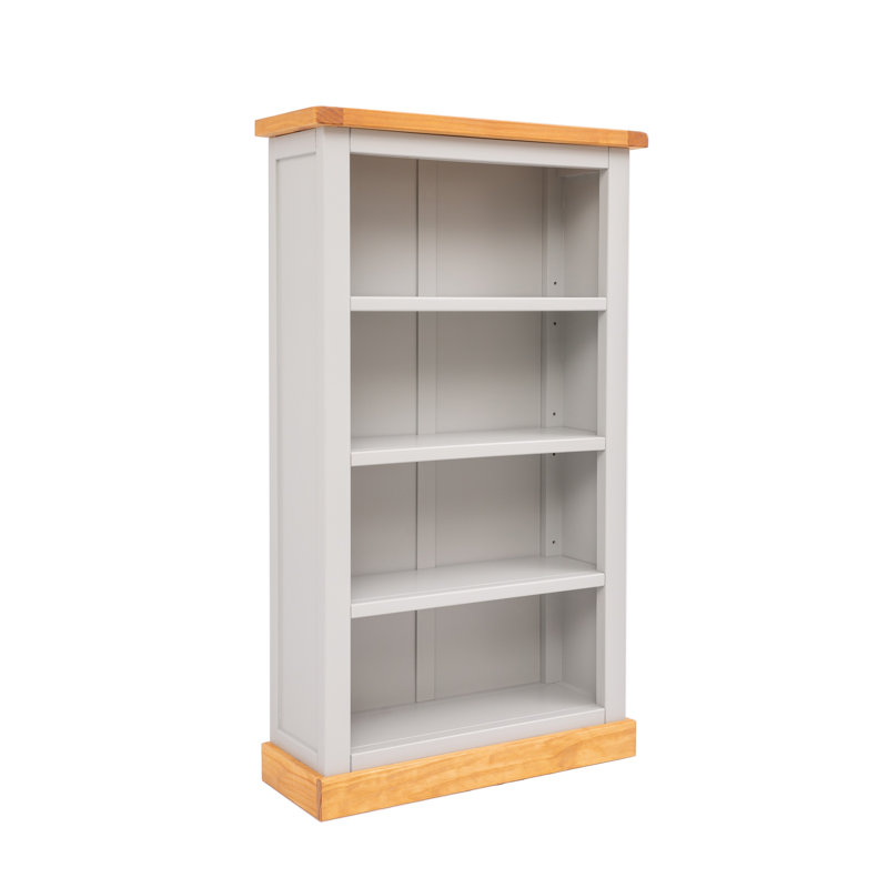 Middlebrook 120cm H Standard Bookcase, 120cm H x 70cm W x 25cm D, Light Grey