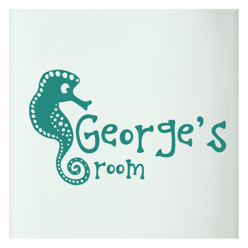 Nautical & Beach Wall Decal, Aqua Green