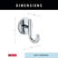 Accessoire de quincaillerie de salle de bain Delta Trinsic-9737410
