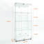 Vitrine en verre trempé avec DEL Bluetooth-5113170