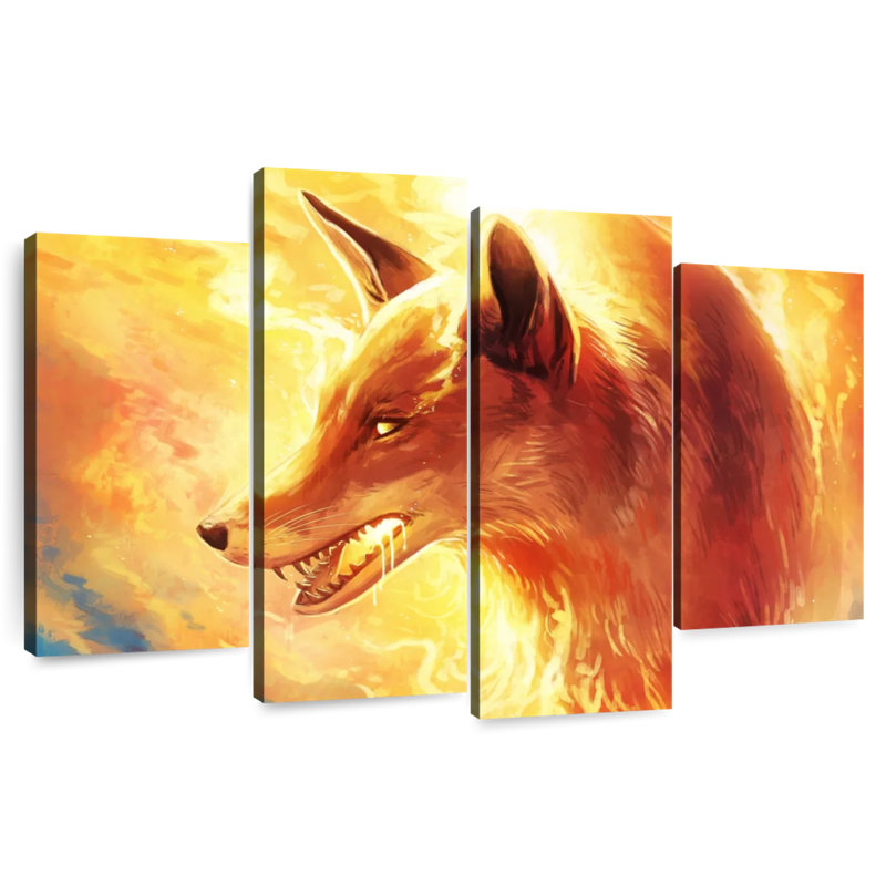 Brampt Fire Fox, 27" H x 43" W
