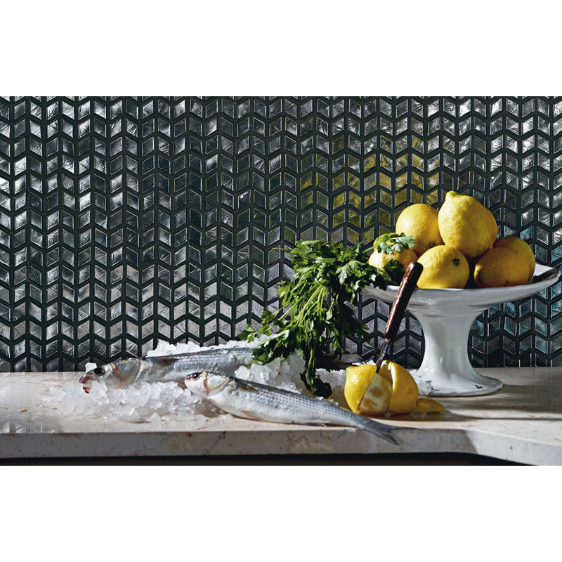 Cullinan 7/8" x 1-5/8" Diamond Glass Mosaic