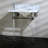 Kingston Brass Templeton 30-Inch Vanity Top with Clear Acrylic Legs (8-Inch, 3-Hole)-17298299