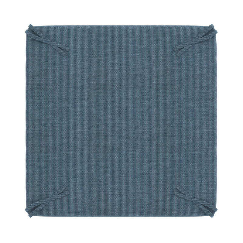 Sunbrella® Outdoor Seat Pad/Ottoman Cushion, Spectrum Denim Sunbrella®