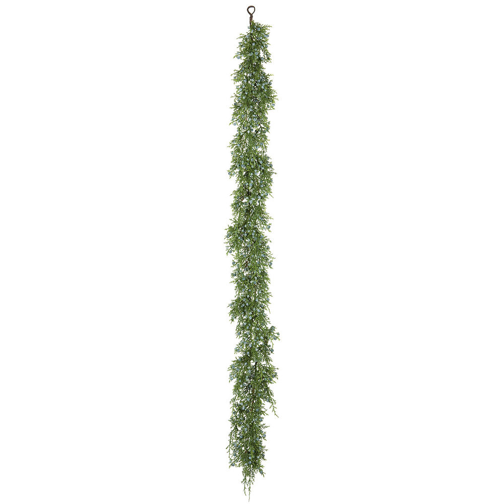 The Twillery Co.® Rosanna 4' Juniper Garland & Reviews | Wayfair