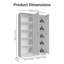 Armoire de rangement en bois Hokku Designs-103877719