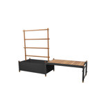Sticks Teak Patio Bench