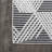 Jazz High-Low Pile Art Deco Geometric Black/Ivory Indoor/Outdoor Rug-940847708