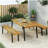 1 DINING TABLE+2 DINING BENCHES