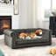 Grand lit confortable pour chien, surélevé et de style moderne, avec matelas régulant la température, pour animaux de compagnie, déchirure-1239321493