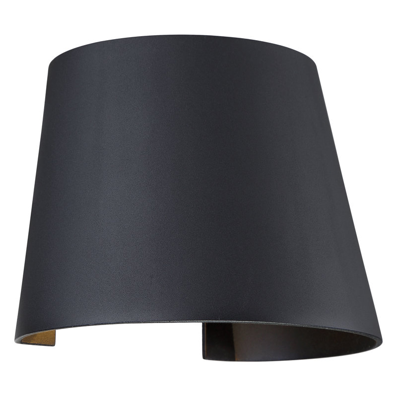 Mcfalls Aluminum Wall Light, Black