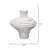 Ruffle Ceramic Decorative Vase