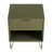 Dumbo 20" Fluted Nightstand In Olive Green  (Only Nightstand)-362834082