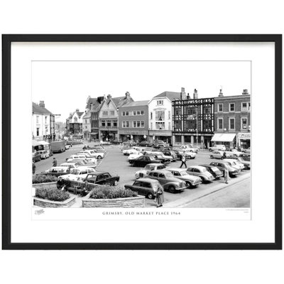 Grimsby, Old Market Place 1964 by Francis Frith - Single Picture Frame Print