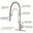 Pull Out Gooseneck High-Arc Kitchen Faucet-82627969