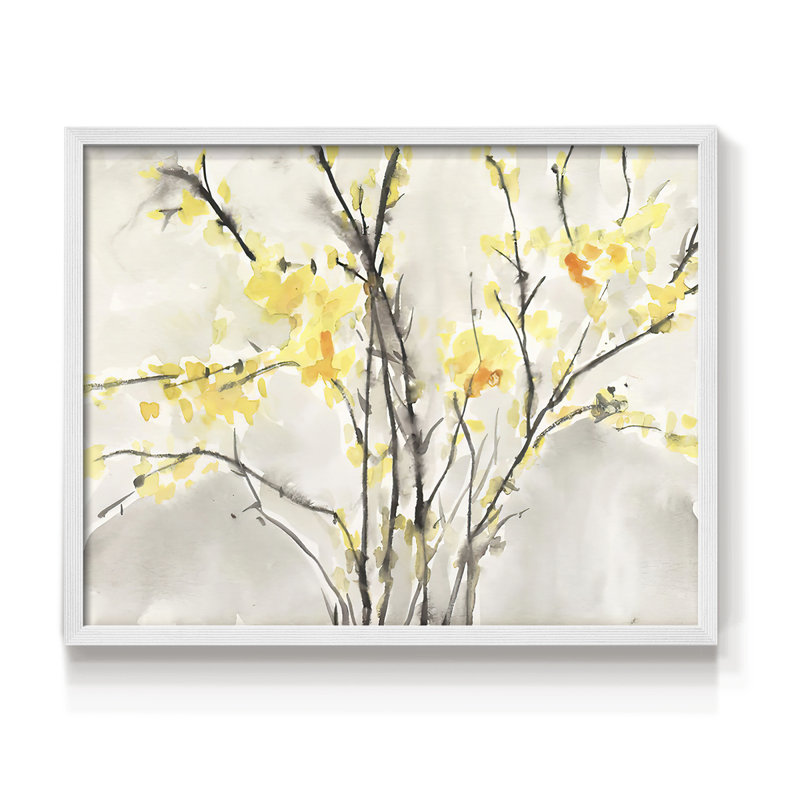 «Blissful Elegance I», reproduction encadrée, H 22 po x l 28 po, Blanc