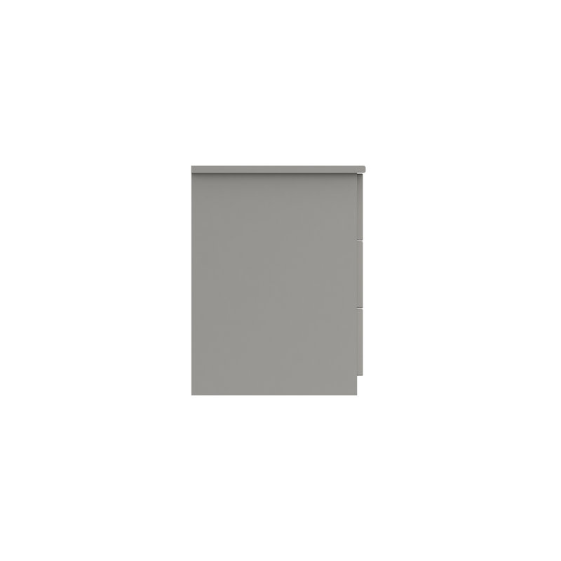 Alianys Writing Desk, Light Grey Gloss