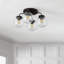 Plafonnier semi-encastré 4 lumières 18 po Ailana-855788807