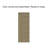 Metropolitan Panelled Dignity Blue Stained Composite MDF Barn Door Slab With Hardware Kit-60193081-60193080-60193079
