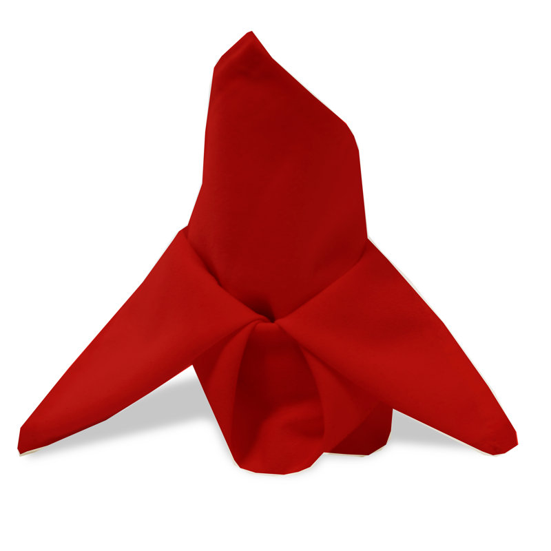 Serviette de table, Oui, Rouge