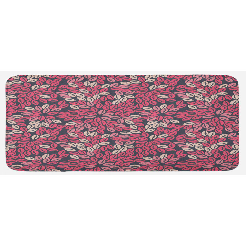 Tapis de cuisine à feuilles