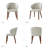 Kanalu Wing Back Side Dining Chair with Solid Wood Legs-403007212