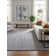 Tapis rectangulaire gris clair Marut