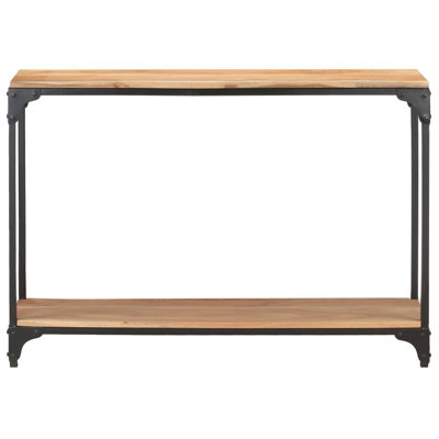 Casto 110cm Solid Wood Top Console Table