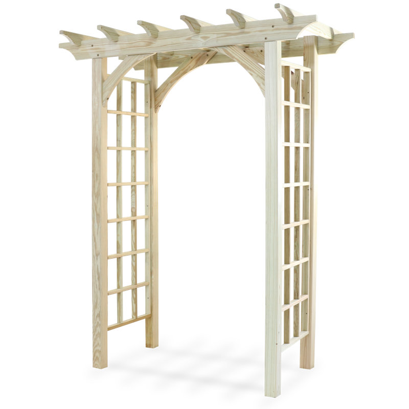 Tonnelle en bois Canterbury, H 94,5 po x l 75,5 po x P 30 po, Brut