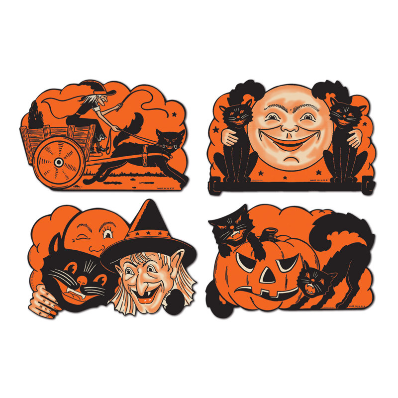 Découpes rétro d'Halloween
