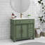 Meuble-lavabo avec lavabo, meuble-lavabo autoportant avec 1 tiroir rabattable et 2 tiroirs de rangement-1844389230
