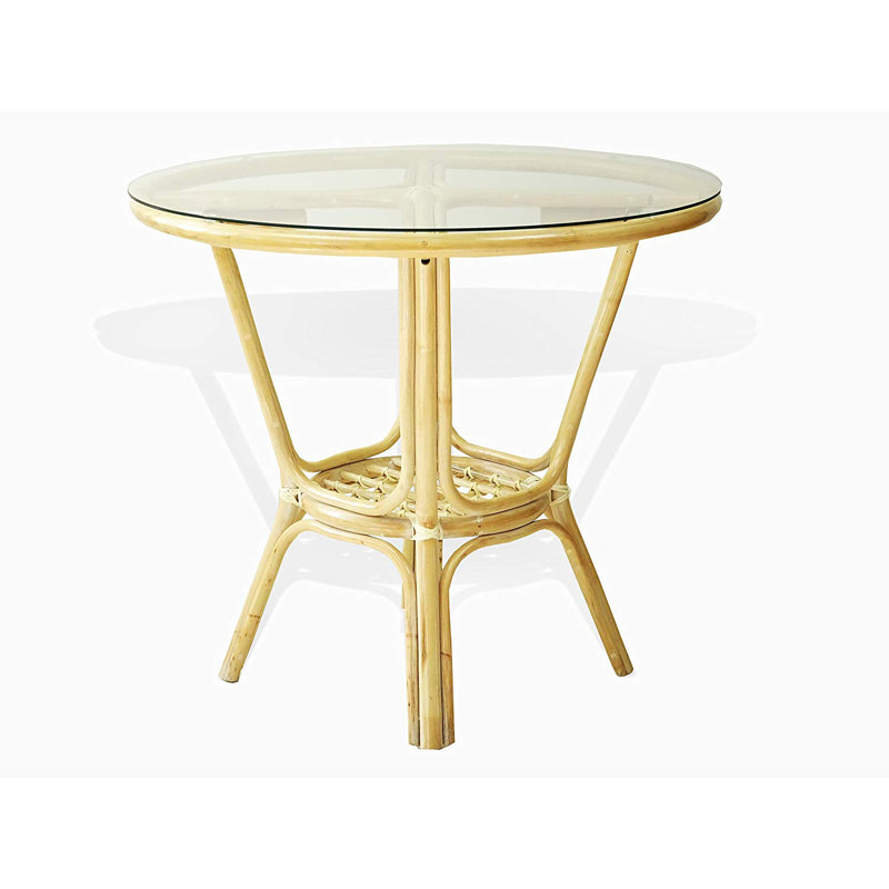 Clell Monmouth 37.5" Dining Table, White Wash