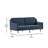 Xiana Split Back Futon Sofa with Curved Arms and Solid Wood Legs-978366462