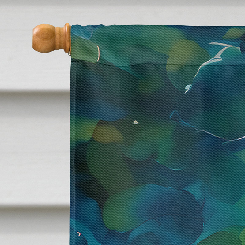 Drapeau de maison en polyester à double face H 40 po x l 28 po