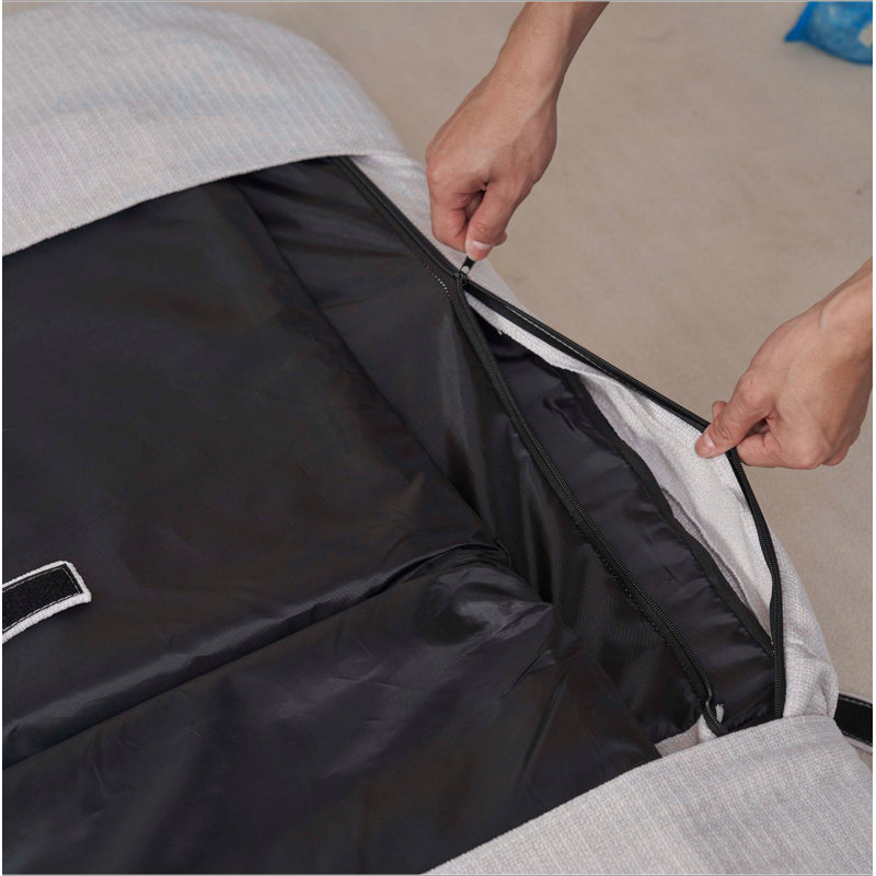 Canapé-lit convertible double escamotable, Coton blanc