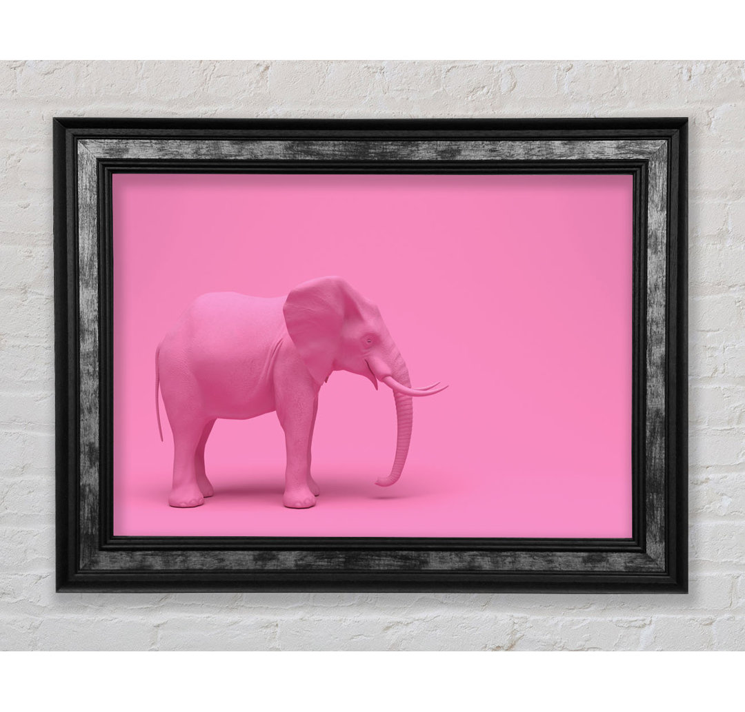 Der rosa Elefant - Druck