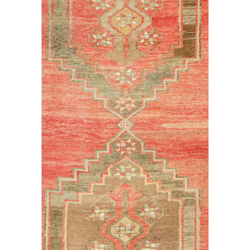 Vintage Turkish Village Rugs One-of-a-Kind Runner 4'7" X 14'4" Area Rug
